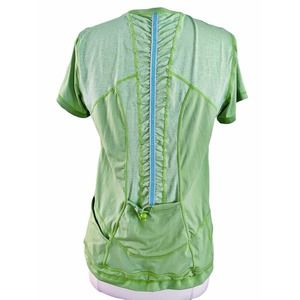 COPY - Lucy Top Sz L Bike or Golf w Back and Side Pockets SS Activewear Apple G…
